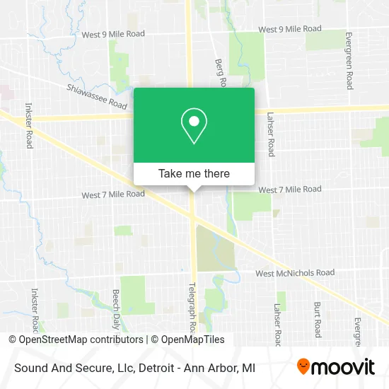 Sound And Secure, Llc map