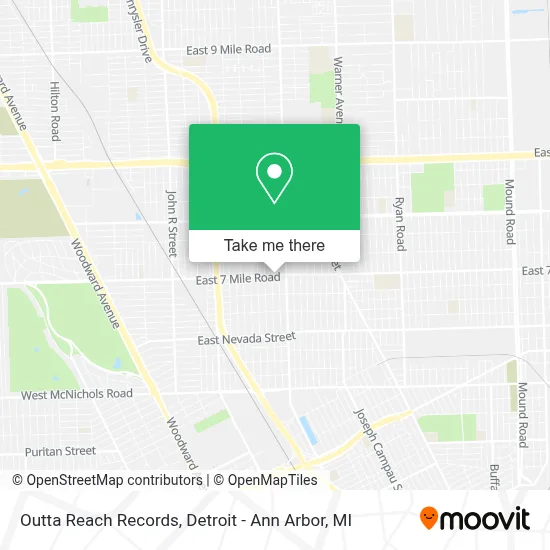 Outta Reach Records map