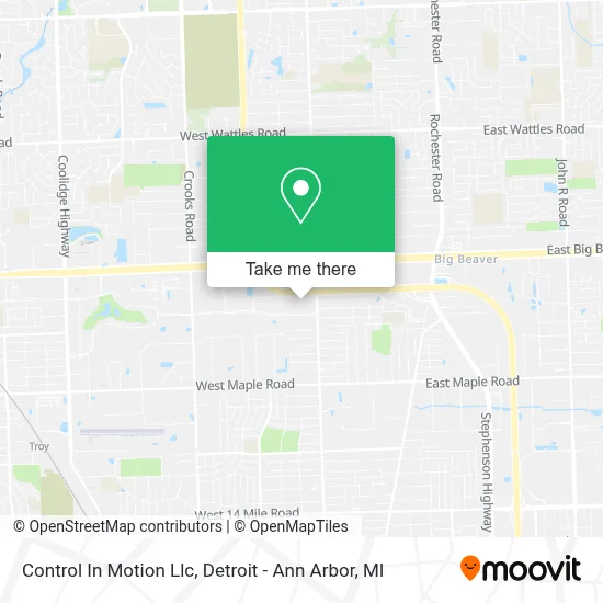 Control In Motion Llc map
