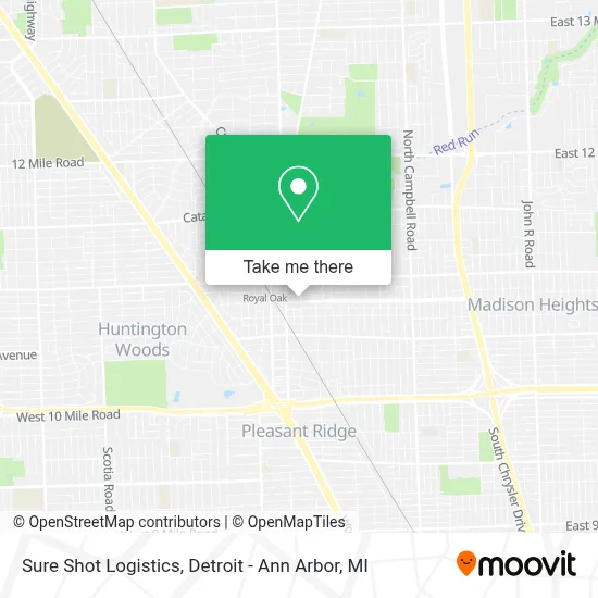 Sure Shot Logistics map