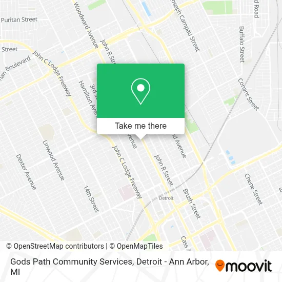 Gods Path Community Services map