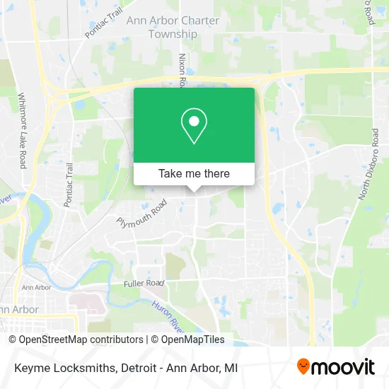 Keyme Locksmiths map