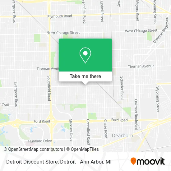 Detroit Discount Store map