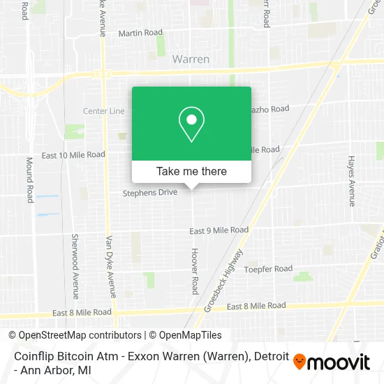 Coinflip Bitcoin Atm - Exxon Warren map