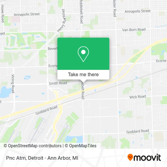 Pnc Atm map