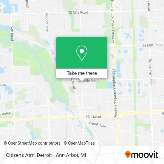 Citizens Atm map