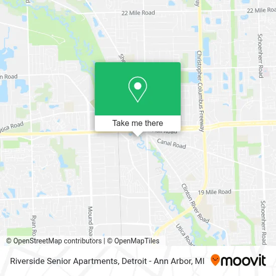 Riverside Senior Apartments map