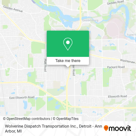 Wolverine Dispatch Transportation Inc. map