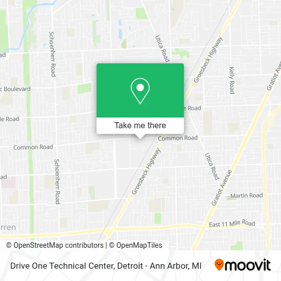 Drive One Technical Center map