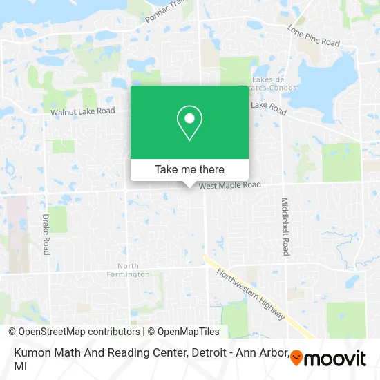 Kumon Math And Reading Center map