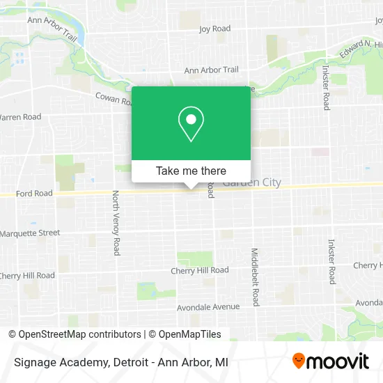 Signage Academy map