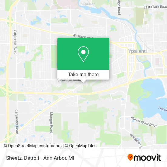 Sheetz map