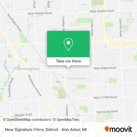 New Signature Films map