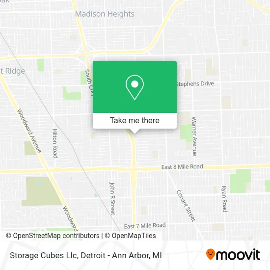 Storage Cubes Llc map