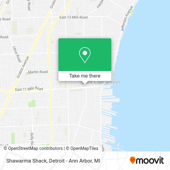 Shawarma Shack map