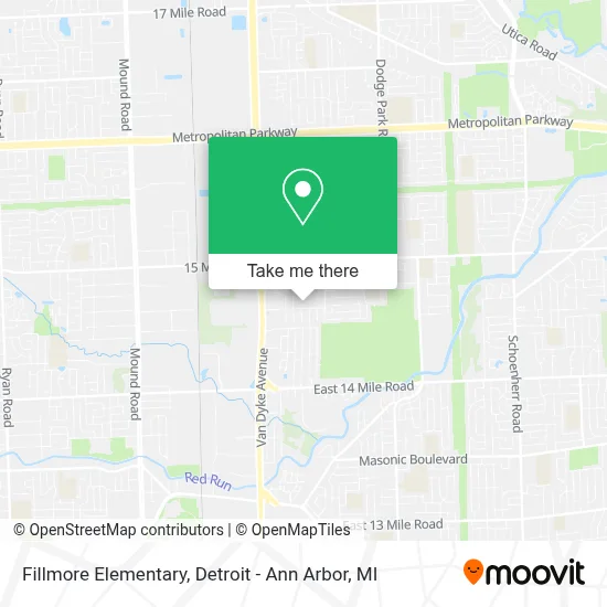 Fillmore Elementary map