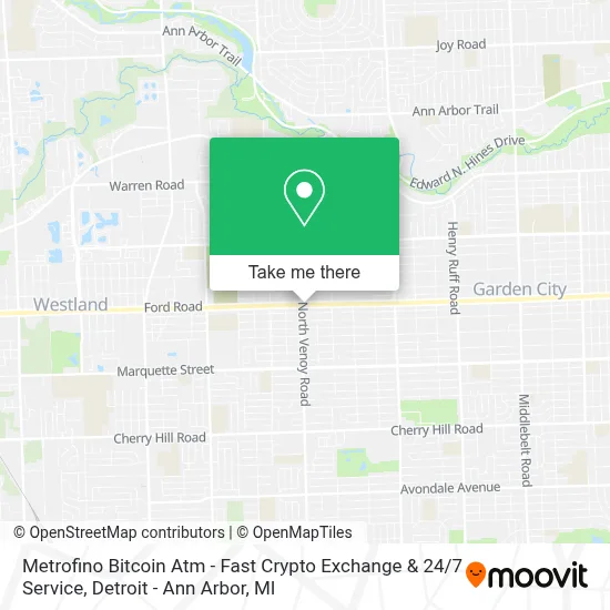Metrofino Bitcoin Atm - Fast Crypto Exchange & 24 / 7 Service map