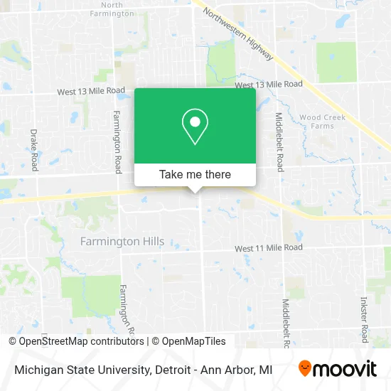 Michigan State University map