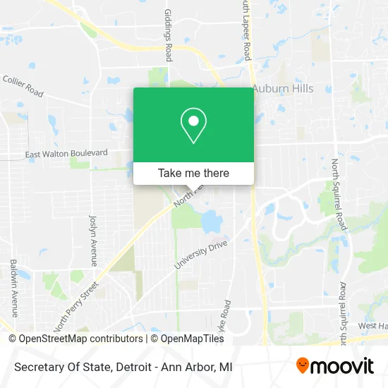 Secretary Of State map