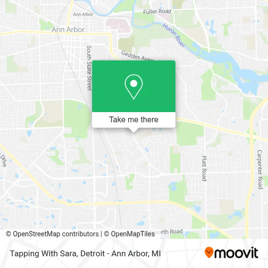Tapping With Sara map