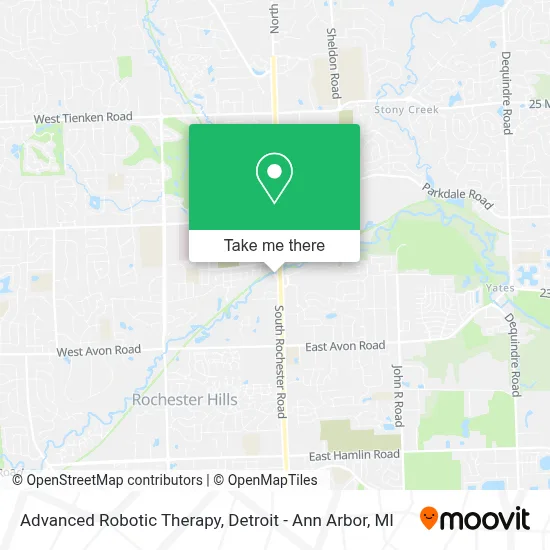 Advanced Robotic Therapy map