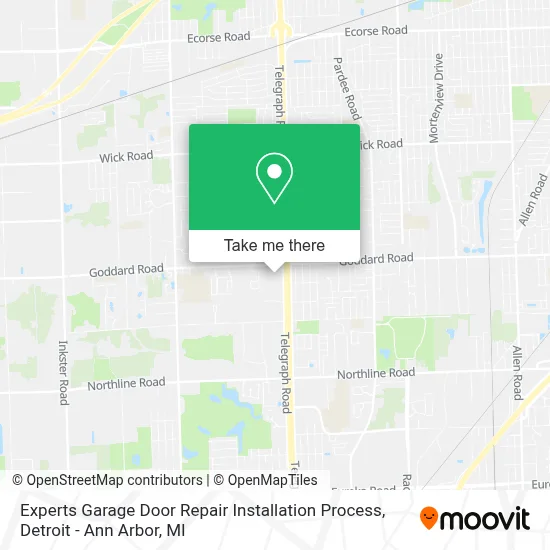Experts Garage Door Repair Installation Process map