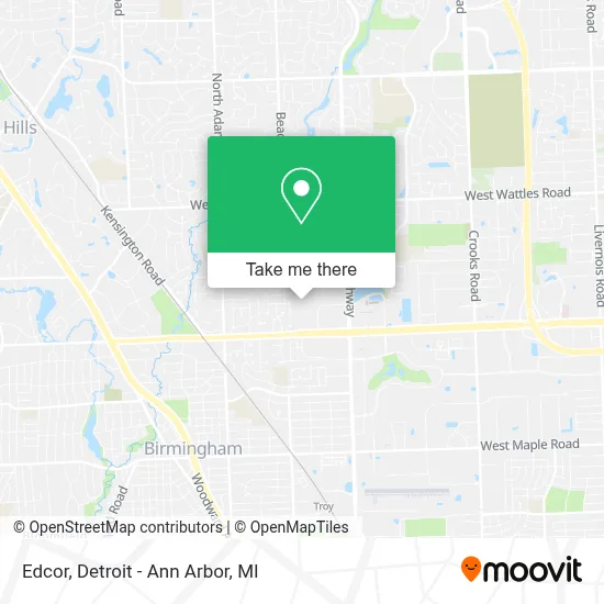 Edcor map