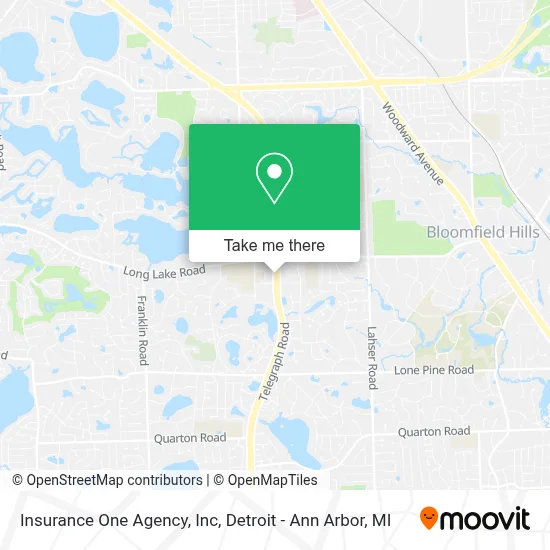 Insurance One Agency, Inc map