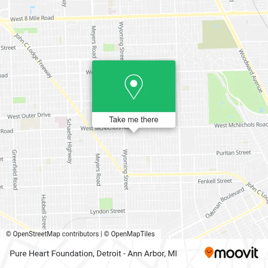 Pure Heart Foundation map