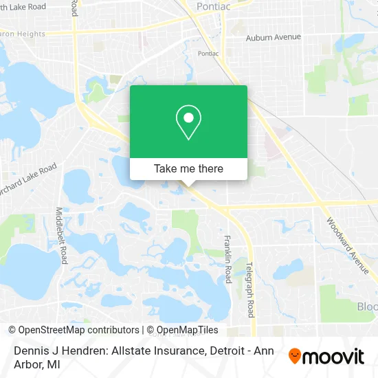 Dennis J Hendren: Allstate Insurance map