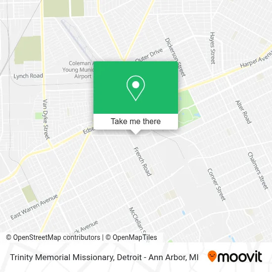 Trinity Memorial Missionary map