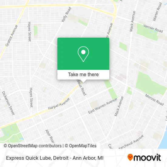 Express Quick Lube map