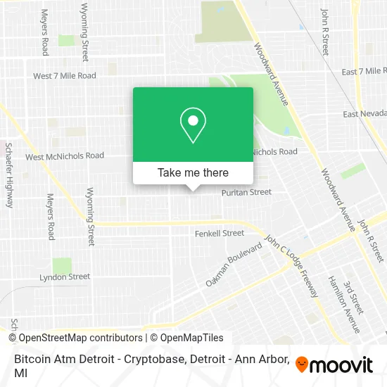 Bitcoin Atm Detroit - Cryptobase map