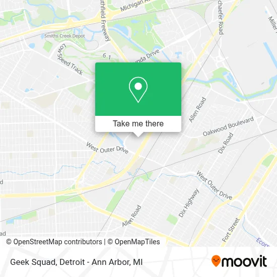 Geek Squad map