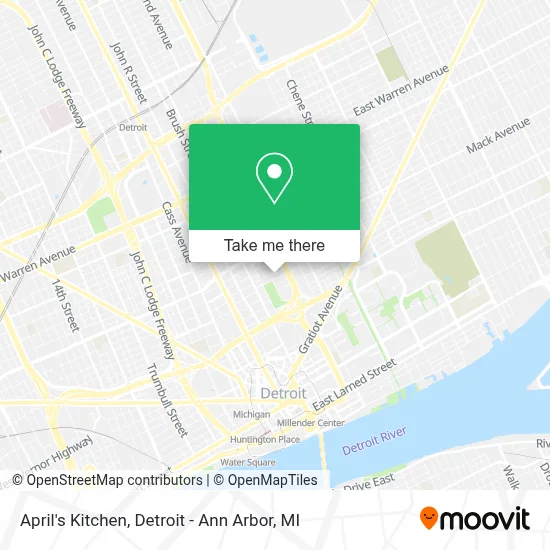 April's Kitchen map