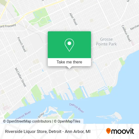 Riverside Liquor Store map