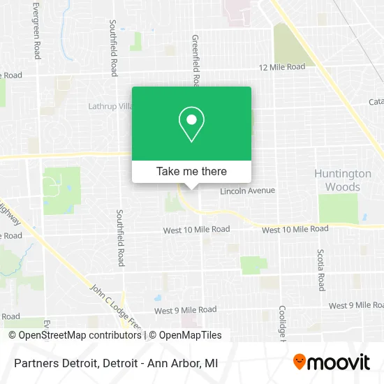 Partners Detroit map
