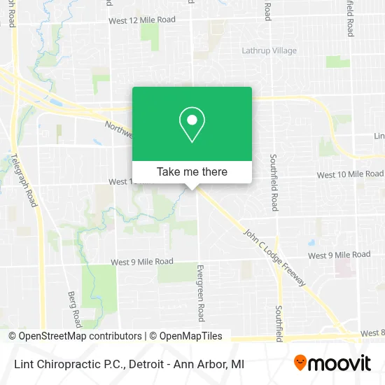 Lint Chiropractic P.C. map