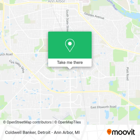 Coldwell Banker map