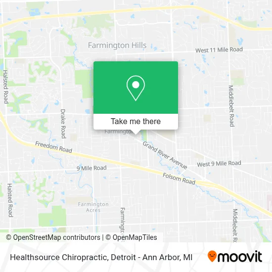 Healthsource Chiropractic map