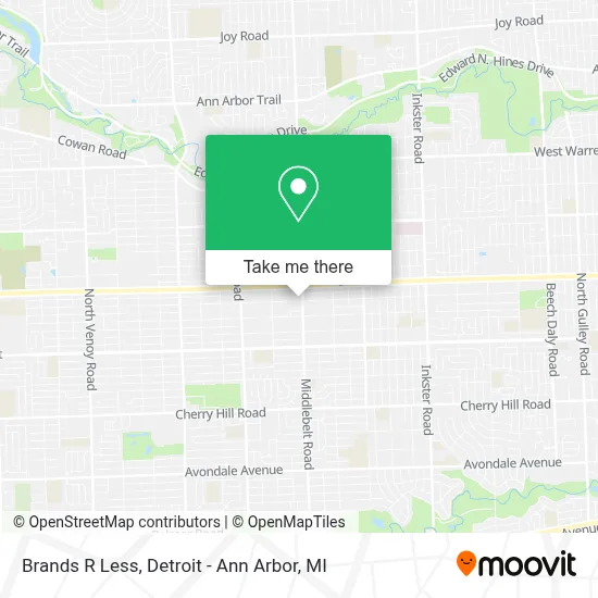 Brands R Less map