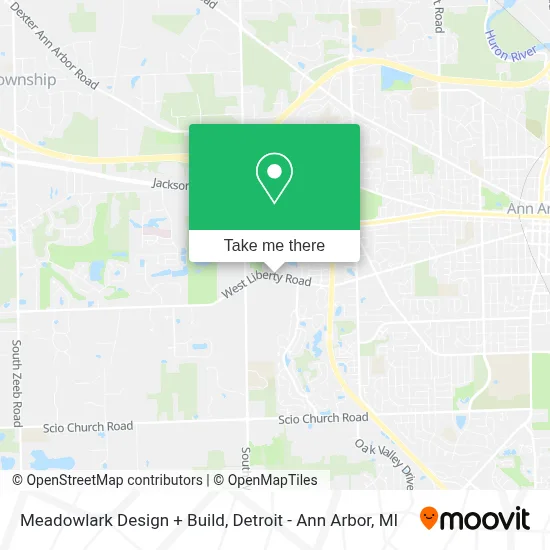 Meadowlark Design + Build map