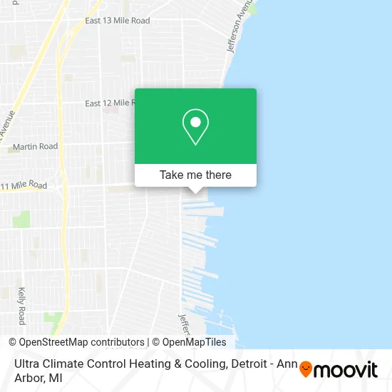 Ultra Climate Control Heating & Cooling map