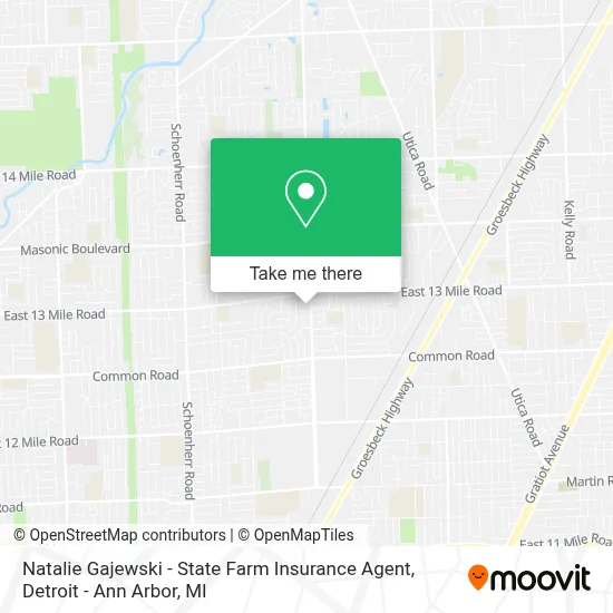 Natalie Gajewski - State Farm Insurance Agent map