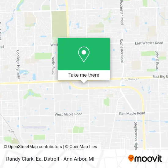 Randy Clark, Ea map