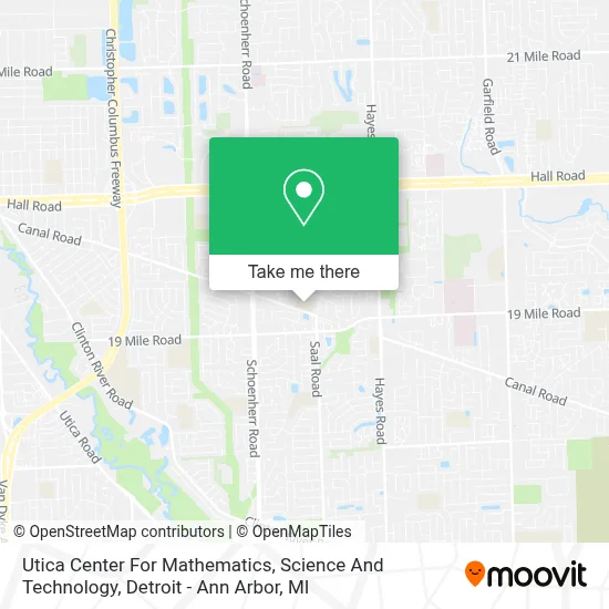 Utica Center For Mathematics, Science And Technology map