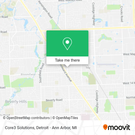 Core3 Solutions map