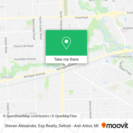 Steven Alexander, Exp Realty map