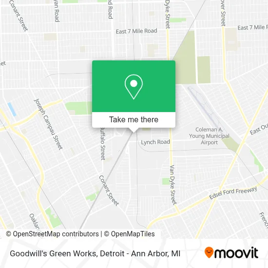 Goodwill's Green Works map