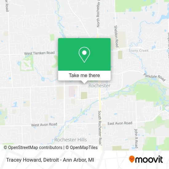 Tracey Howard map
